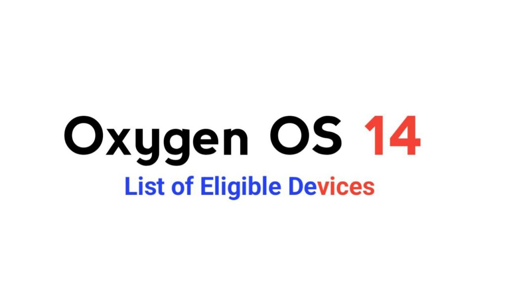 OXYGEN OS 14
