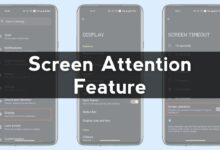 Screen Attention Feature