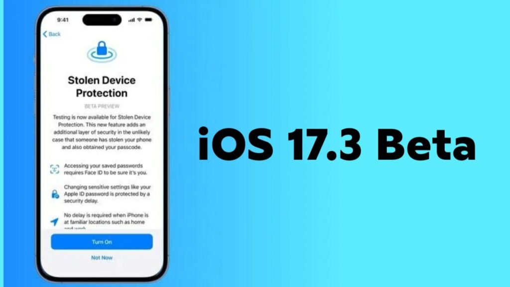 iOS 17.3 Beta