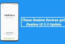 realme ui 5.0 update list