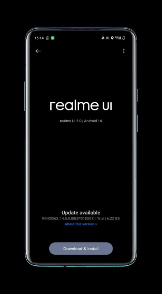 Realme UI 5.0 Update 