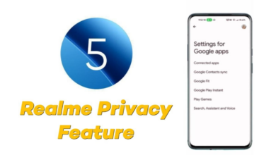 Realme Privacy Feature