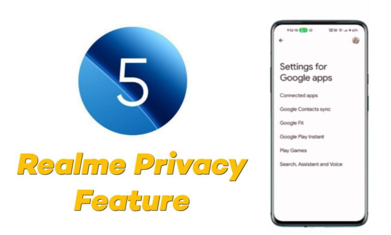 Realme Privacy Feature
