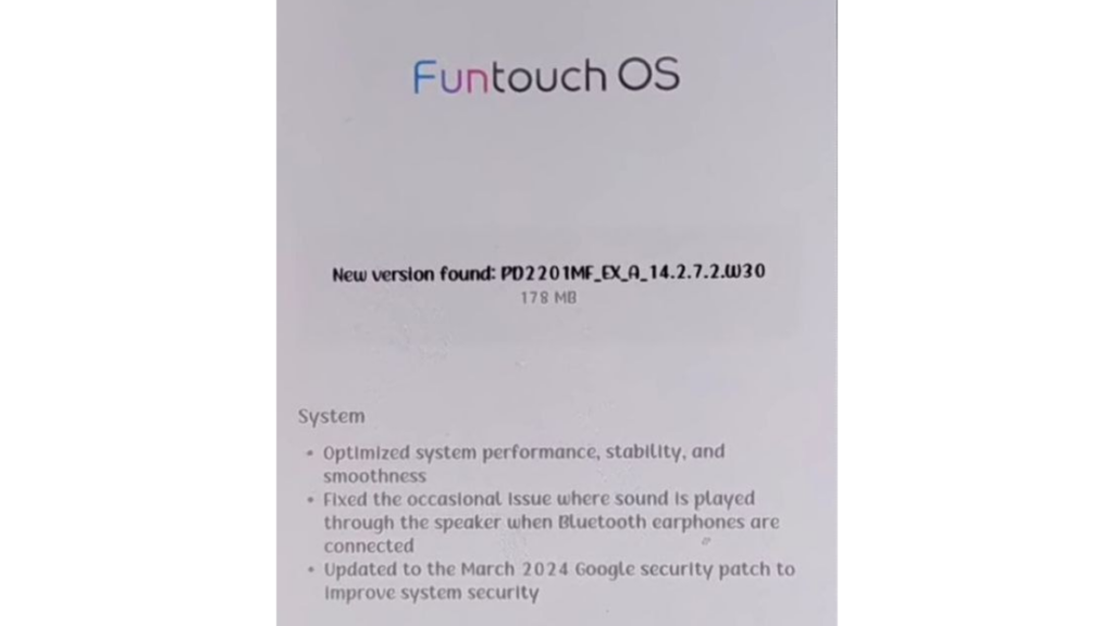 iQOO Z6 4G gets March security update