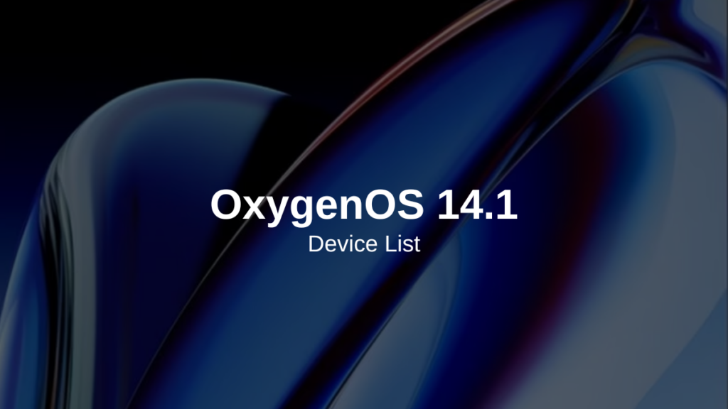 OxygenOS 14.1