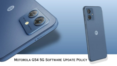 Motorola G54 5G Software Update Policy
