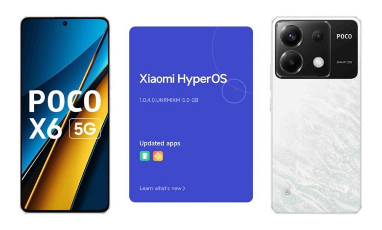 Poco X6 gets Android 14 based HyperOS Update