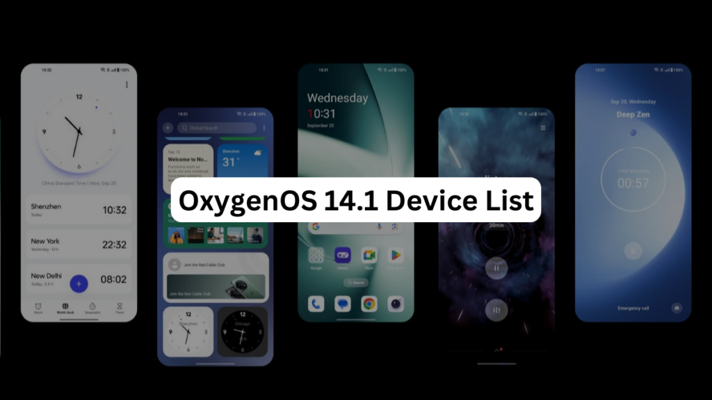 OxygenOS 14.1: Eligible OnePlus Devices and More 