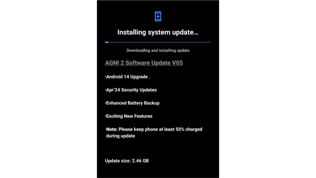 Lava Agni 2 5G gets Android 14 Update With April Security Patch