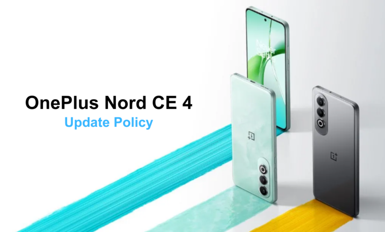 How many updates will the OnePlus Nord CE 4 get?