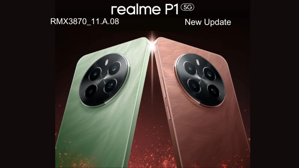 Realme P1 5G Gets New Update With Camera and Other Optimizations 