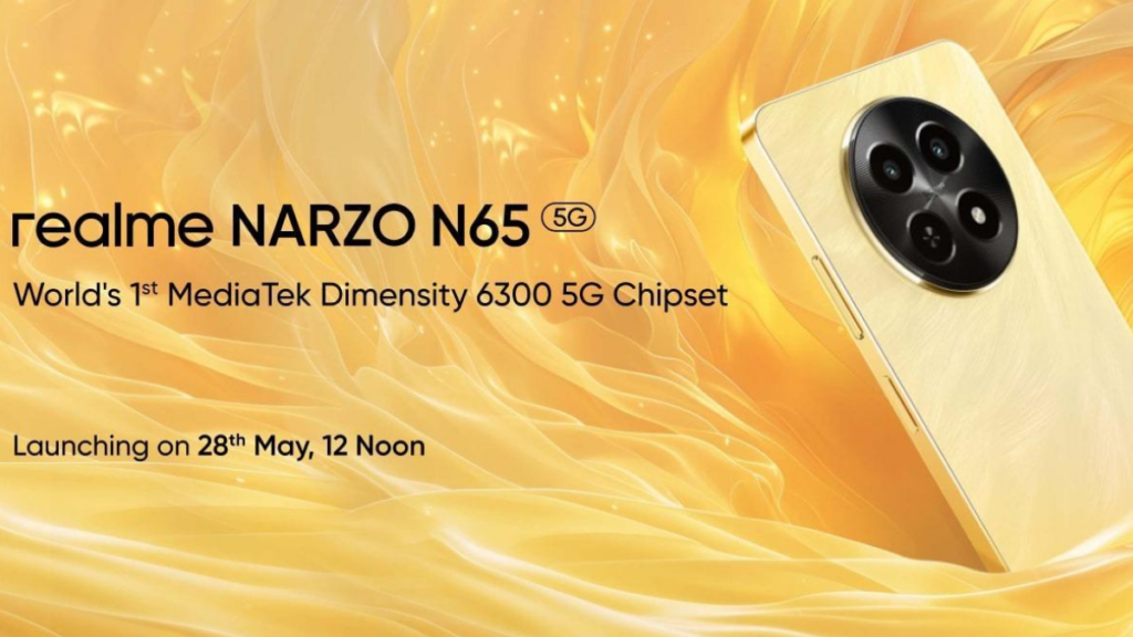 Realme Upcoming budget 5G Smartphone: Realme Narzo N65
