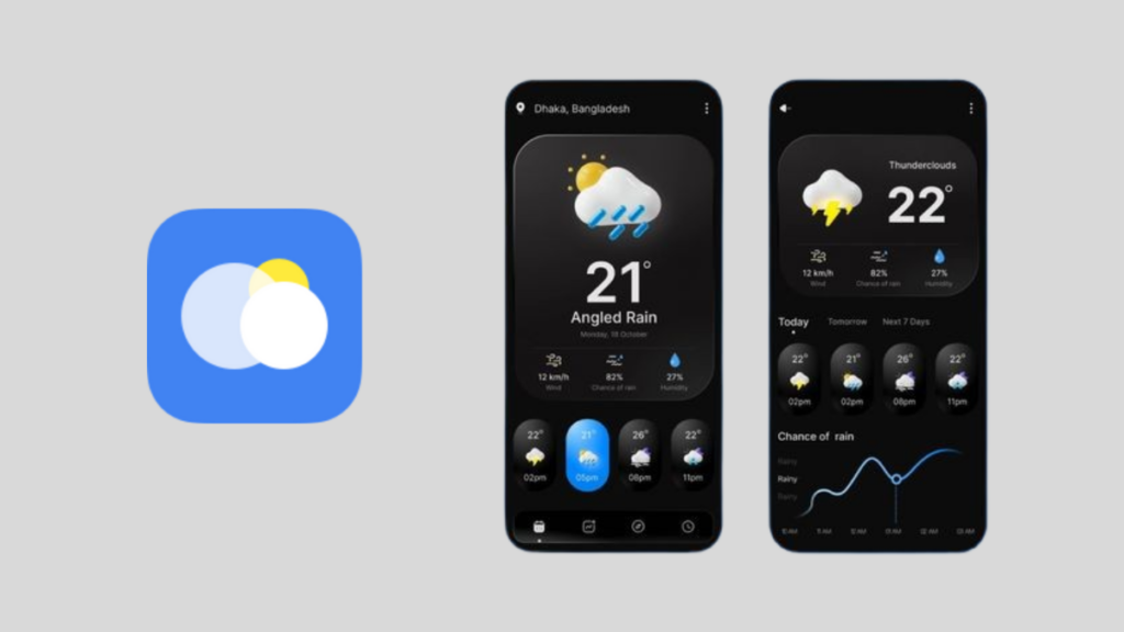 Android 15 Weather App Update for Realme Oppo and OnePlus