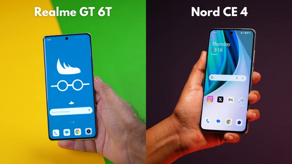Realme GT 6T vs OnePlus Nord CE 4: Display