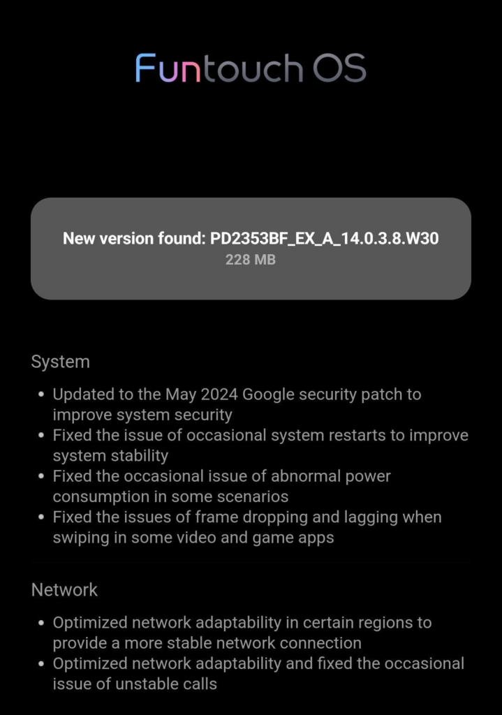 iQOO Z9X gets its first update: Changelog
