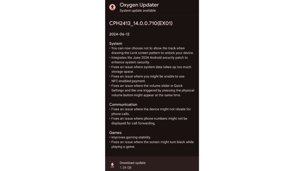 OnePlus 10T getting OxygenOS 14.0.0.710 Update with June 2024 Security Update and bug fixes