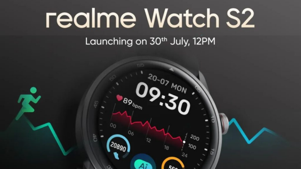 realme Watch S2 teased with AI features and 20-day battery life