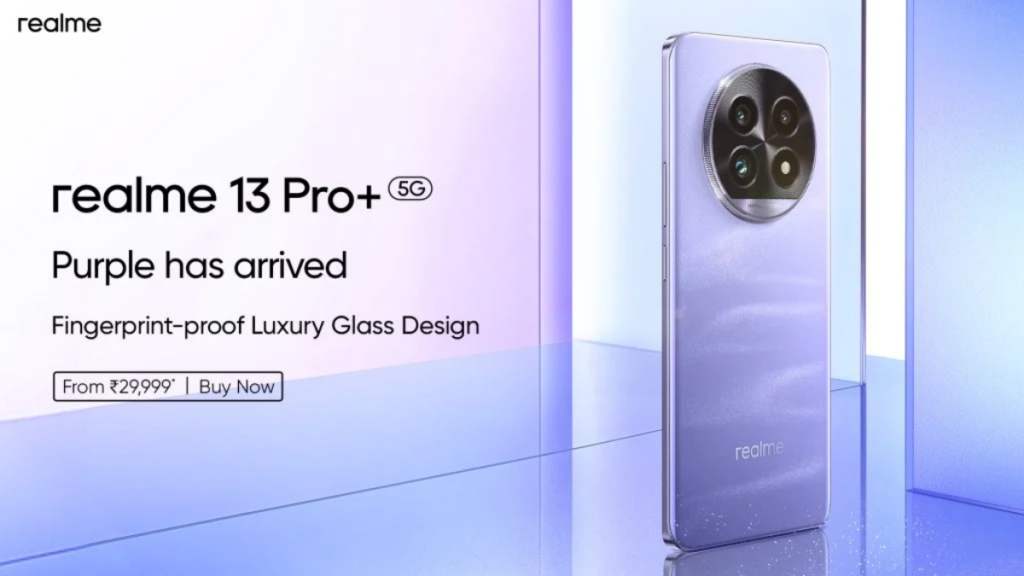 Realme 13 Pro Plus 5G Monet Purple Option, Sale September 2 with Discount