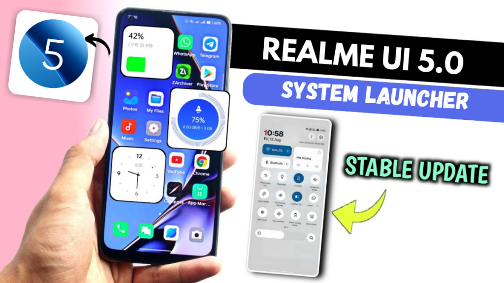 Realme System Launcher Receives Major Update with Android 14 and Improved User Experience