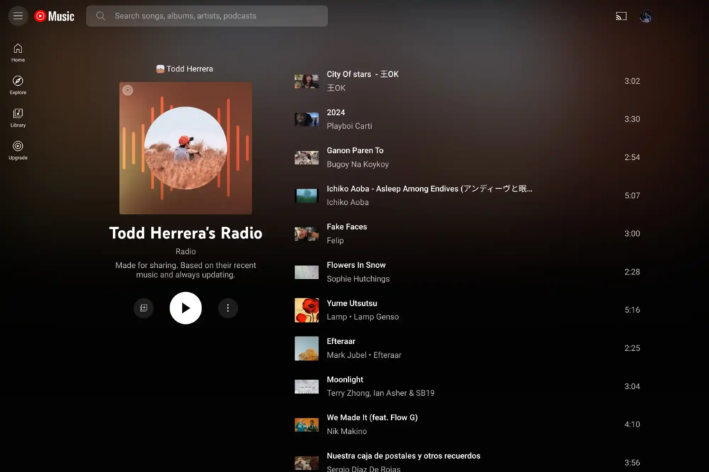 YouTube Music Unveils Personal Radio: Share Your Musical Journey